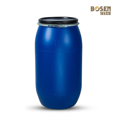 OEM / ODM HDPE প্লাস্টিক ধারক ব্যারেল 160L সিলিন্ডার লোহার হুপ সহ