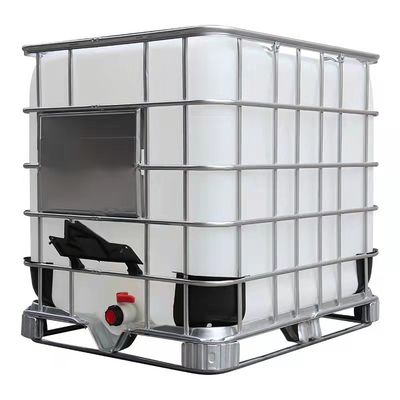 জল তেল IBC রাসায়নিক ধারক HDPE 1000 লিটার জল ট্যাঙ্ক