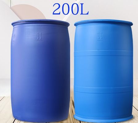 HDPE 200 লিটার রাসায়নিক ড্রাম OEM / ODM ডাবল রিং ড্রাম ব্লু
