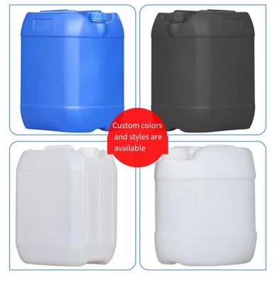 30L তরল রাসায়নিক পাত্রে ঘেরা HDPE 5 গ্যালন প্লাস্টিক পাত্র