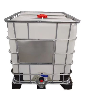 স্কয়ার কেমিক্যাল IBC কন্টেইনার 1000L IBC কেমিক্যাল ট্যাঙ্ক 1200*1000*1145mm