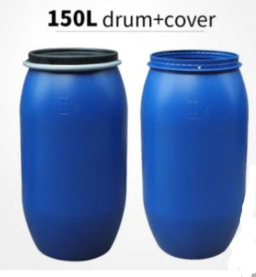 কাস্টমাইজড আয়রন হুপ সহ HDPE 150L প্লাস্টিক রাসায়নিক ধারক