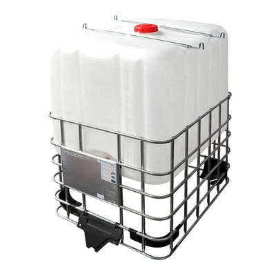 IBC 1000 লিটার ব্যারেল HDPE কেমিক্যাল স্টোরেজ ট্যাঙ্ক স্কয়ার ড্রাম ISO9001