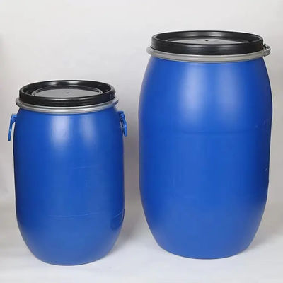 220L HDPE প্লাস্টিক কন্টেইনার ওপেন টপ ব্লু প্লাস্টিক 55 গ্যালন ড্রাম OEM