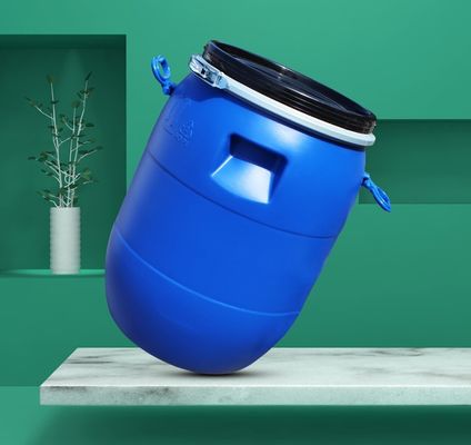 ওপেন টপ কেমিক্যাল ব্যারেল 60L লোহা হুপ ব্যারেল প্লাস্টিক কারখানা স্পট সরবরাহ