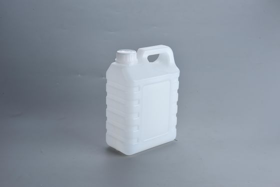2.5L হোয়াইট এইচডিপিই প্লাস্টিকের জেরি ক্যান টাইট হেড এবং স্ক্রু ঢাকনা কাস্টমাইজেশনের জন্য